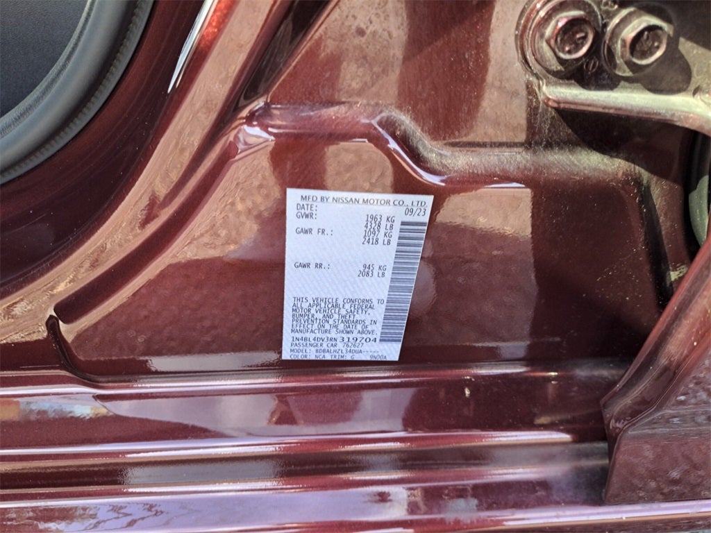 2024 Nissan Altima 2.5 SV