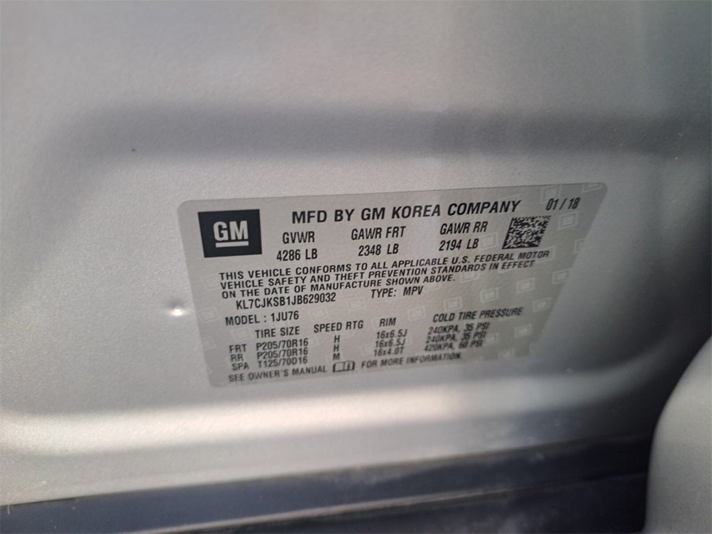 2018 Chevrolet Trax LS