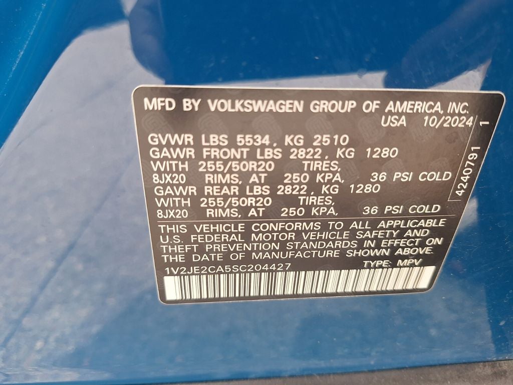 2025 Volkswagen Atlas Cross Sport 2.0T SE w/Technology